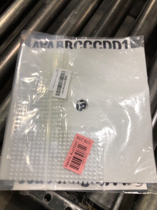 Photo 1 of Penta Angel Graduation Cap Decorations 2 Sheets Glitter Paper Card 2Pcs Alphabet Letter Number Stickers 2Pcs Self-Adhesive Pearl Stickers for Grad Cap Crafts DIY (White)