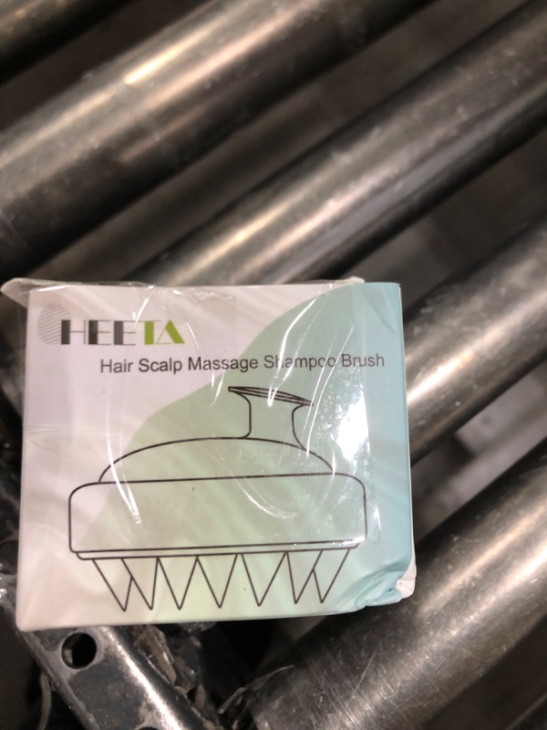 Photo 1 of HEETA Scalp Massager Hair Growth, Soft Silicone Scalp Scrubber Shampoo Brush for Exfoliation, Dandruff Removal & Head Massage Stress Relax, Wet & Dry Use for Thick, Thin Hair Care, Wheat Straw Beige