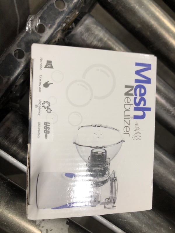 Photo 1 of Portable Nebulizer, Efficient Handheld Mesh Nebulizer for Adults and Kids, Nebulizer Machine with Metered-Dose Inhaler Accessory
