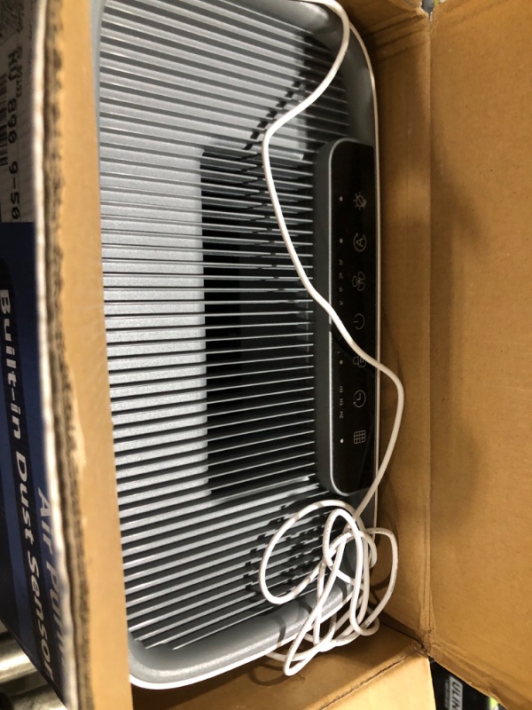 Photo 1 of Air Purifiers for Home Large Room, with Smart Mode, PM2.5 Air Quality Display, 22dB Sleep Mode, Aromatherapy, Cover Up to 1295 Ft² with 2X-Purification & 360°Air Outlet, HAP603, White