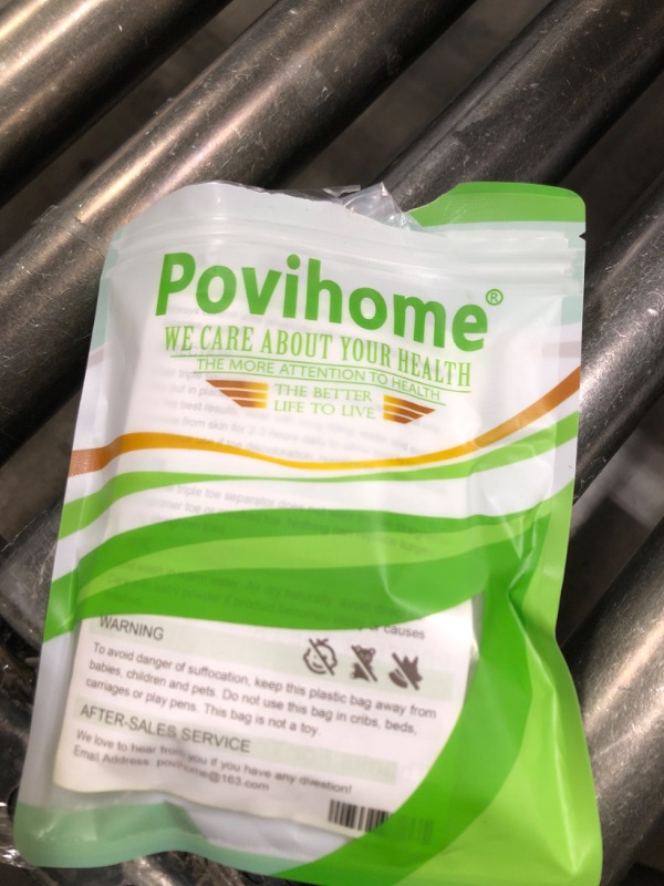 Photo 1 of Povihome 10 Pack Pinky Toe Separator and Protectors, Triple Gel Toe Separators for Overlapping Toe, Curled Pinky Toes Separate and Protect