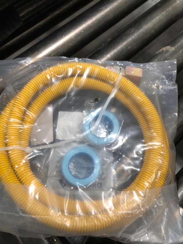 Photo 1 of 72" Flexible Gas Line Hose,Appliance Gas Line with Connector 1 2" MIP 1/2"FIP Fitting OD(1/2" ID) Gas Range Connector Kit for Stove,Gas Stove,Dryer,Water Heater By MIFLUS