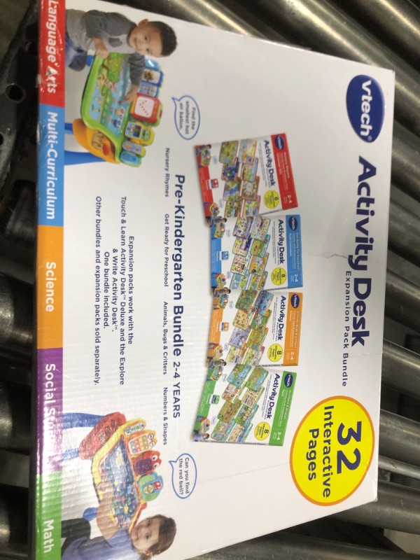 Photo 1 of VTech Activity Desk 4-in-1 Pre-Kindergarten Expansion Pack Bundle for Age 2-4