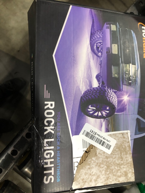 Photo 1 of Honalia LED Rock Lights for Trucks 10 Pods, RGB Rock Lights Kits for UTV with Music Mode for ATV UTV RZR