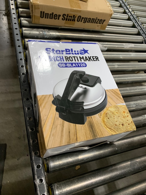 Photo 1 of 10inch Roti Maker by StarBlue with FREE Roti Warmer and Removable Handle 