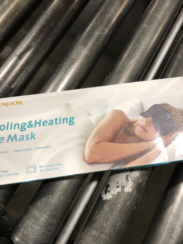 Photo 1 of Cooling Eye Mask for Puffy Eyes - FSA HSA Eligible, Cold Compress for Migraines Headache and Puffiness, Gel Eye Mask for Sleep Dark Circles, Reusable Face Ice Pack Gifts for Her Women Mom(Purple)