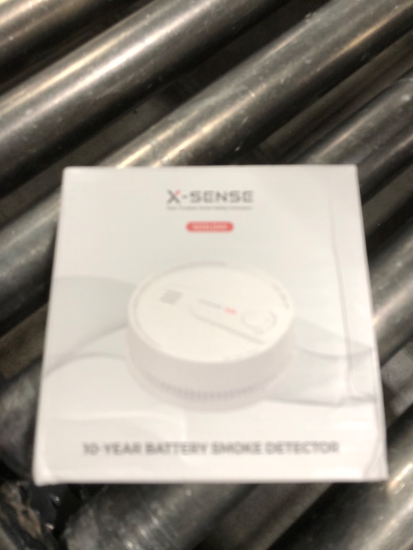 Photo 1 of X-Sense  Detector, 10-Year Battery Smoke Fire Alarm with Photoelectric Sensor, LED Indicator & Silence Button, 1-Pack