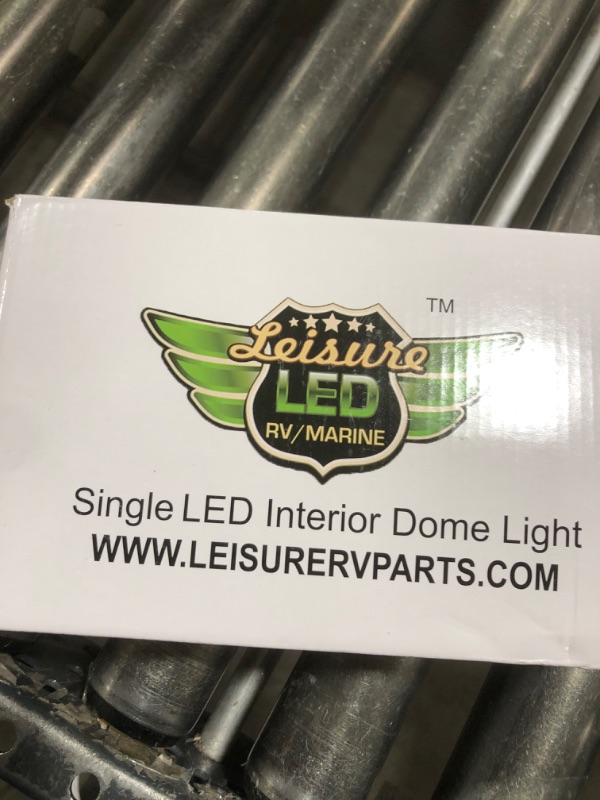 Photo 1 of Leisure LED 2 Pack 12V RV Ceiling Dome Light RV Interior Lighting for Trailer Camper with Switch, Single Dome 300LM (Natural White 4000-4500K, 2-Pack)