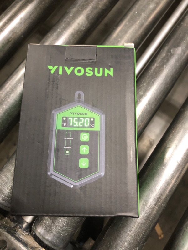 Photo 1 of VIVOSUN Digital Heat Mat Thermostat Controller, 40–108 ºF 1000W for Reptiles, Seedlings, Germination, Incubation and Fermentation