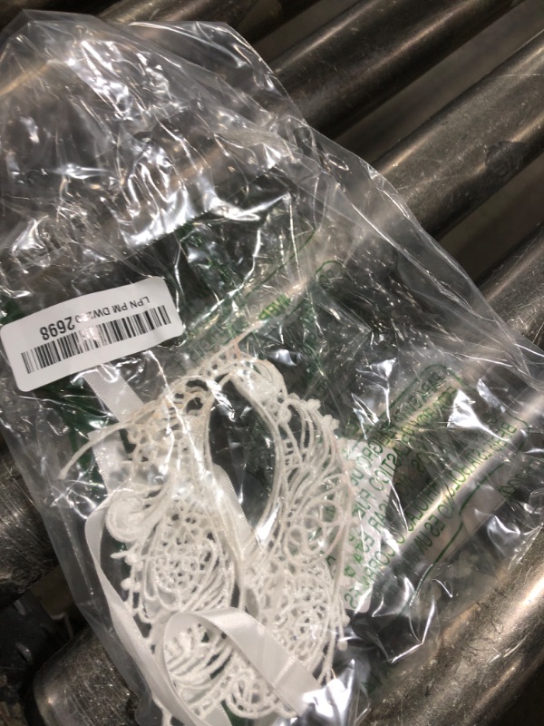 Photo 1 of White Masquerade Mask for Women - Lace Masquerade Masks for Masquerade Party, Proms, Photo Shoot, Venetian Party, Mardi Gras, Halloween & Cosplay - White