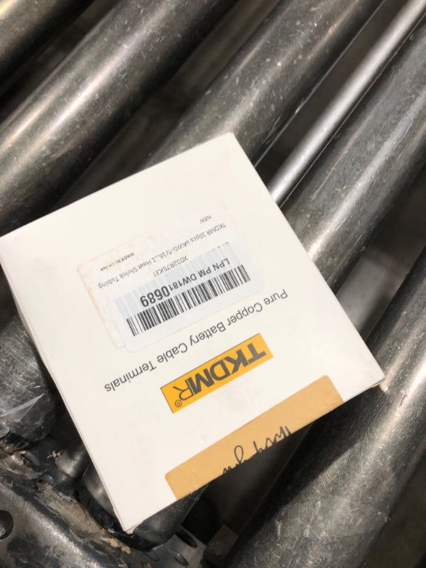 Photo 1 of TKDMR 10pcs 8 AWG-5/16 Battery Lugs,Heavy Duty Wire Lugs,Ring Terminals,Battery Cable Ends,0 Guage terminals,Battery Terminal Connectors with 10pcs 3:1 Heat Shrink Tubing