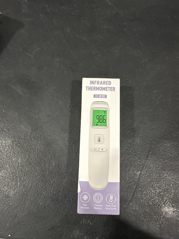 Photo 1 of No-Touch Thermometer for Adults and Kids, Accurate Digital Baby Thermometer, FSA HSA Eligible, Fever Alarm & Silent Mode, 2 in 1 Forehead & Object Mode