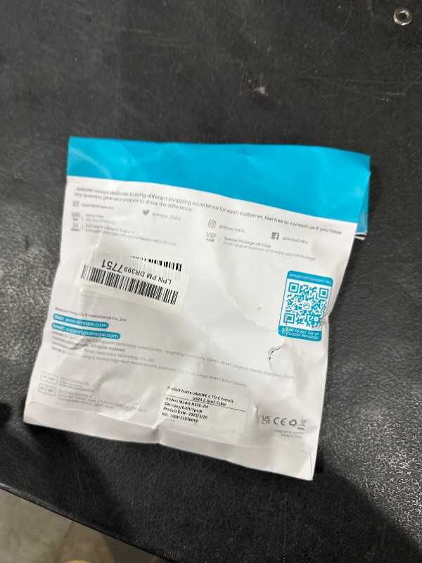 Photo 1 of AINOPE USB C Extension Cable 6.6FT, 20Gbps/240W USB3.2 Type C Extender Cord, 4K@60Hz Video Output Nylon Braided USB C Female Extension Cable for PSVR2/Hub/iPhone 16/MacBook/iPad/Magsafe Charger, Grey