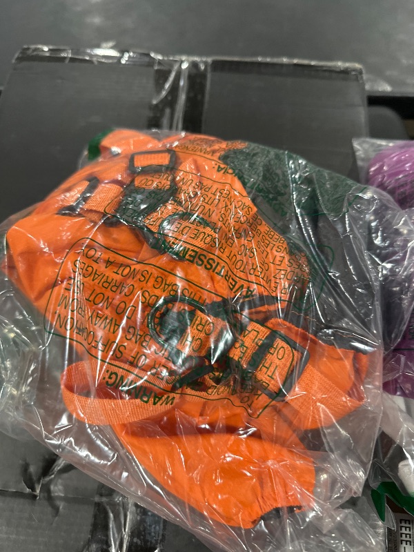 Photo 1 of BRKURLEG Dog Raincoat for Small and Medium Dogs, Small Dog Rain Jacket with Harness Built in, Waterproof 4 Legs Pet Raincoats, Puppy Outdoor Jacket with Reflective Strip, Orange, XXXL