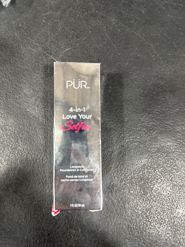 Photo 1 of PÜR MINERALS 4-in-1 Love Your Selfie Longwear Foundation & Concealer, Full Coverage Liquid Foundation, Hydrating Formula, Cruelty Free