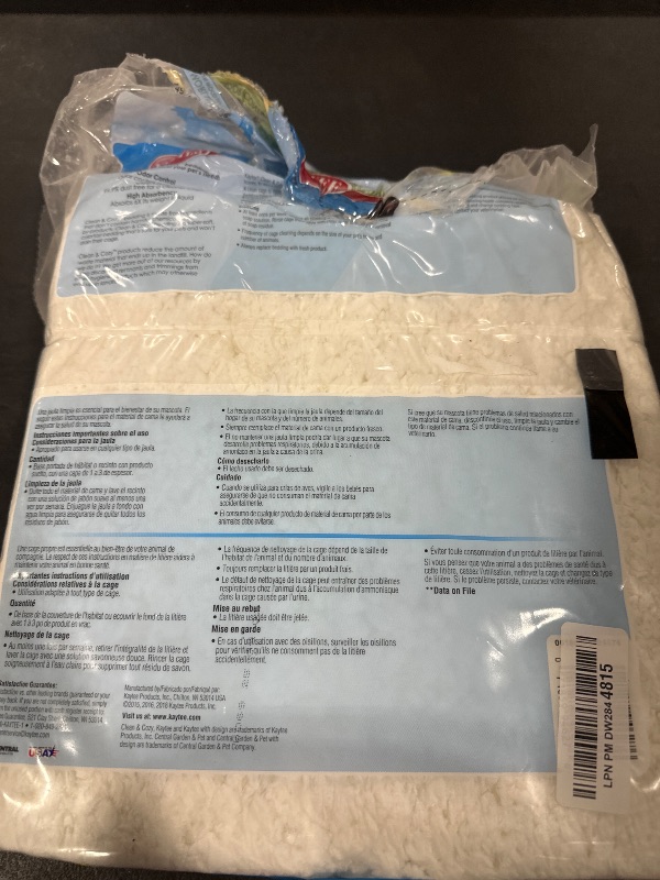 Photo 1 of Kaytee Clean & Cozy White Paper Bedding, Made for Small Animals, 49.2 Liters