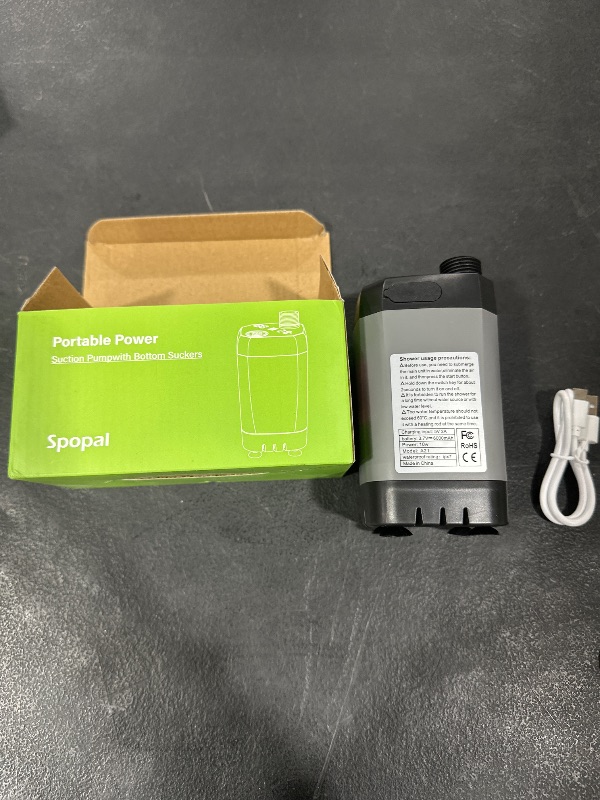 Photo 1 of portale power suction pump with bottom sucker 