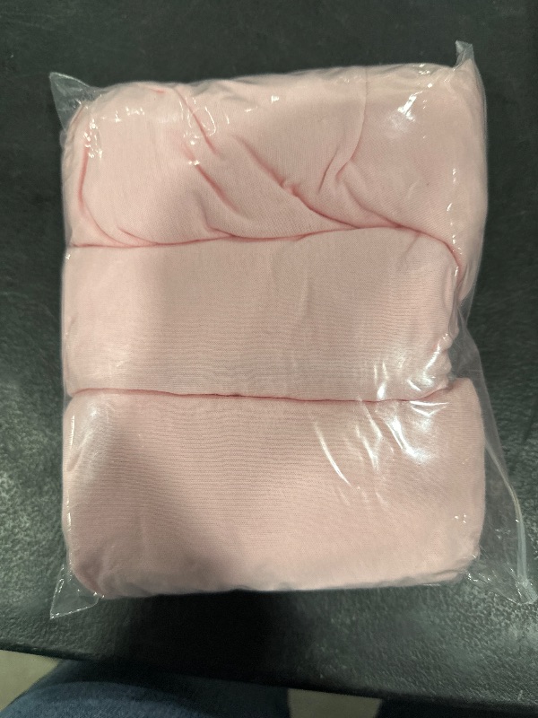 Photo 1 of American Baby Company 3 Pack Fitted Mini Crib Sheet 24" x 38", Soft Breathable Neutral 100% Cotton Jersey Portable Sheet, Pink, for Boys and Girls, Fits Most Pack N Play Mattresses