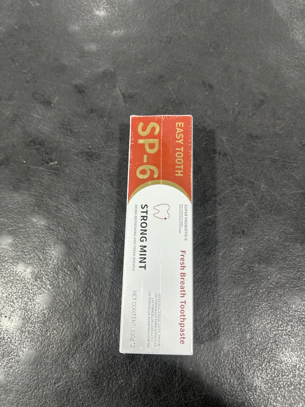 Photo 1 of SP-6 Probiotics Whitening Toothpaste - SP 6 Formula with Super Small Pellet-6 Technology for Healthier Teeth & Fresh Breath, Ideal for Sensitive Teeth & Smokers Daily Use