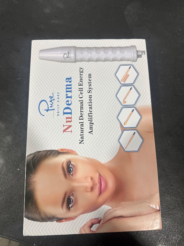 Photo 1 of NuDerma Handheld Skin Therapy Wand Machine w/Neon – Anti-Aging - Skin Tightening - Wrinkle Reducing - Dark Circles – Clarifying - Hair & Scalp Stimulator