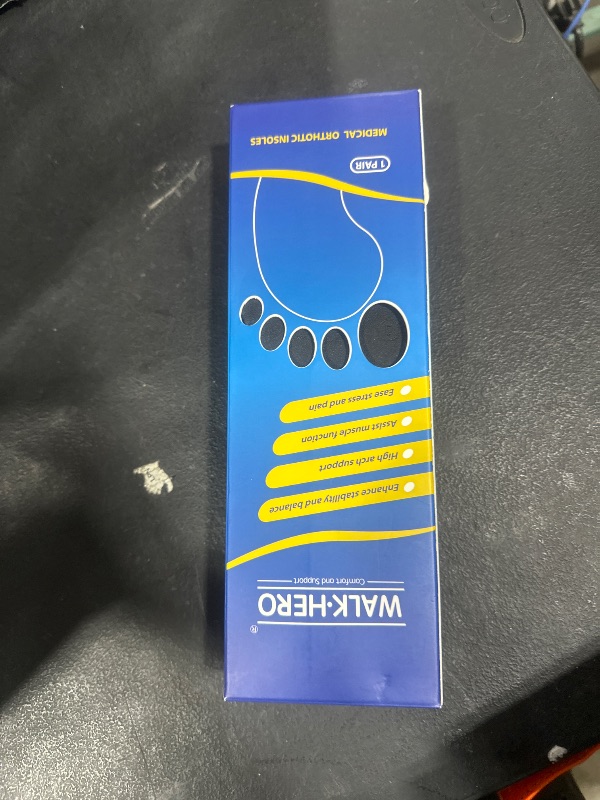 Photo 1 of Plantar Fasciitis Feet Insoles Arch Supports Orthotics Inserts Relieve Flat Feet, High Arch (Mens 7-7 1/2 | Womens 9-9 1/2)