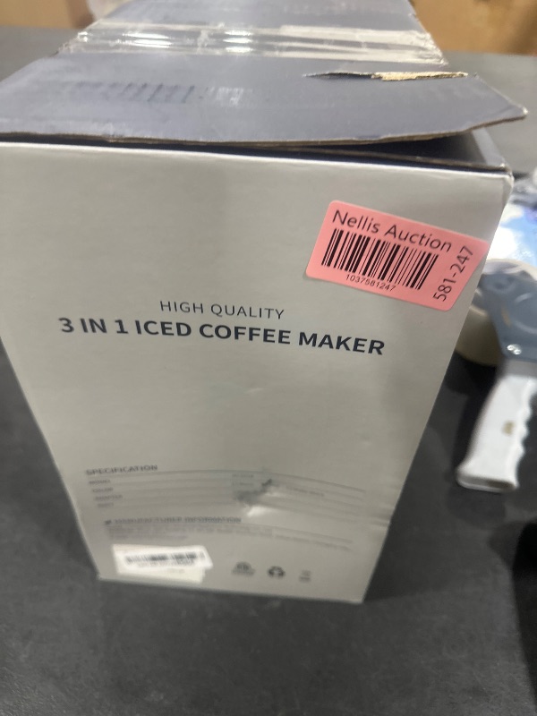 Photo 1 of SHARDOR Single Serve Coffee Maker, Hot and Iced Coffee Machine for K Cup Pods & Ground Coffee, 6 to 14 oz Brew Sizes, with 50 oz Removable Water Tank, Bold Brew Setting, Stainless Steel, Red
