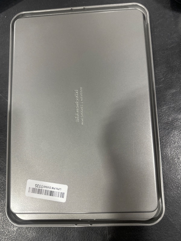 Photo 1 of KitchenAid 9x13in Nonstick Aluminized Steel Baking Sheet, Contour Silver