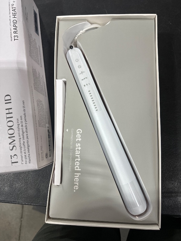 Photo 1 of T3 Micro T3 Smooth ID 1” Flat Iron with Touch Interface - Digital Ceramic Flat Iron with Interactive HeatID Technology for Automatic Heat Setting Personalization