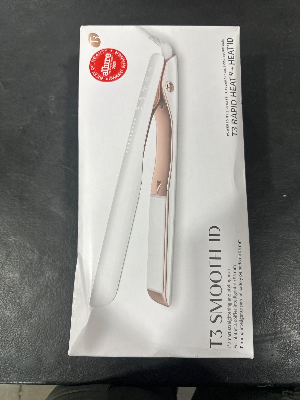 Photo 1 of T3 Micro T3 Smooth ID 1” Flat Iron with Touch Interface - Digital Ceramic Flat Iron with Interactive HeatID Technology for Automatic Heat Setting Personalization