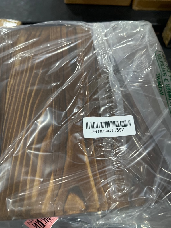 Photo 1 of 6 Pack Wooden Buffet Risers Display Stands, Stackable Wood Cupcake Display Stand for Party Rustic Cake Stands Farmhouse Wooden Display Box for Dessert Wedding Birthday Baby Shower Christmas Village Party Decoration