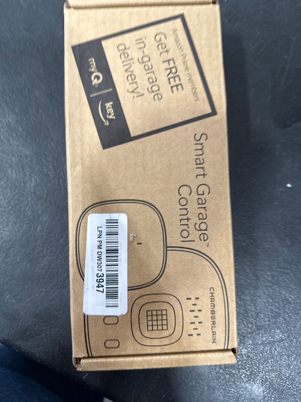 Photo 1 of CHAMBERLAIN Smart Garage Control - Wireless Garage Hub and Sensor with Wifi & Bluetooth - Smartphone Controlled, myQ-G0401-ES, White