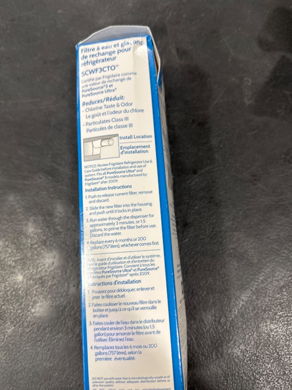 Photo 1 of Smart Choice™ SCWF3CTO Replacement for ULTRAWF & WF3CB Water Filters from Frigidaire