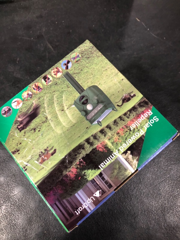 Photo 1 of 2pack  Repellent for Yard Rodent Repellent Outdoor Squirrel Deer Repellent Devices Solar Ultrasonic Animal Repellent with Motion Detection Keep Coyote Dog Raccoon Rabbit Out of Garden Farm
