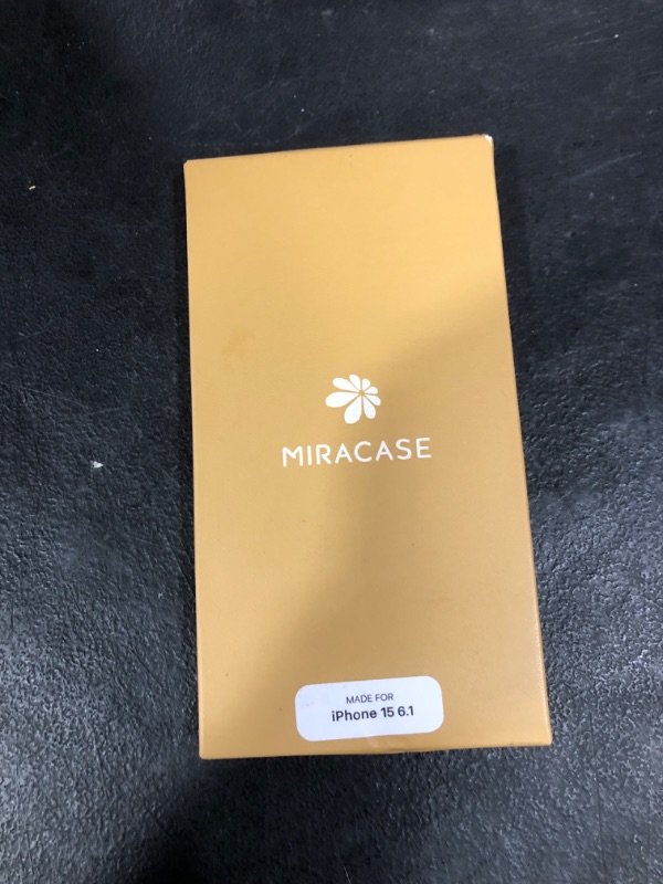 Photo 1 of Miracase Glass Series for iPhone 15 Case [Compatible with MagSafe] Full-Body Magnetic Bumper Case with Built-in 9H Tempered Glass Anti-Fingerprint Screen Protector + Camera Lens Protector, Black