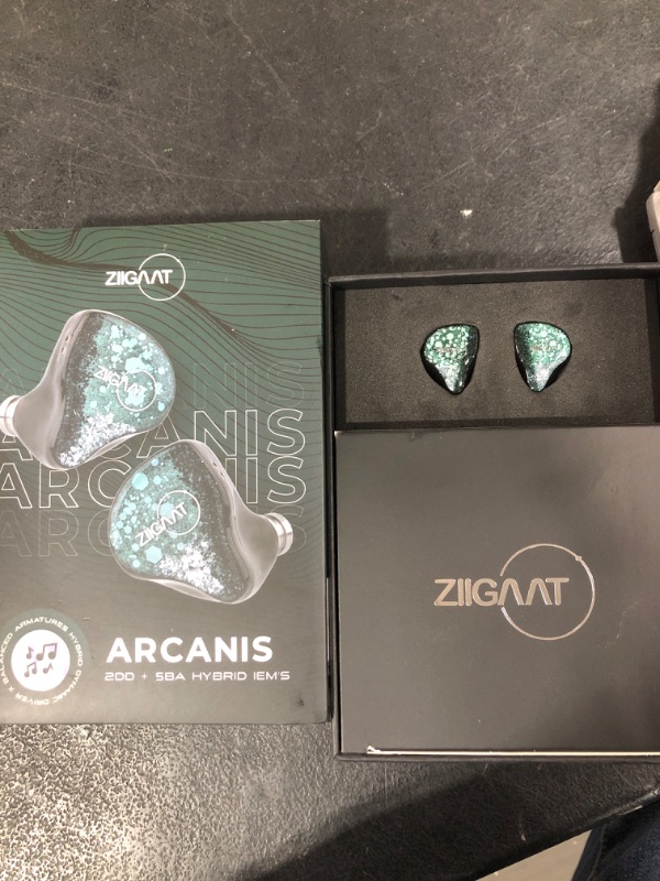 Photo 1 of Linsoul ZiiGaat Arcanis in Ear Monitor, Professional 2DD+5BA Hybrid IEM Earphone, Gaming Earbuds, HiFi Wired Earbuds with Detachable Cable for Musicians Audiophiles