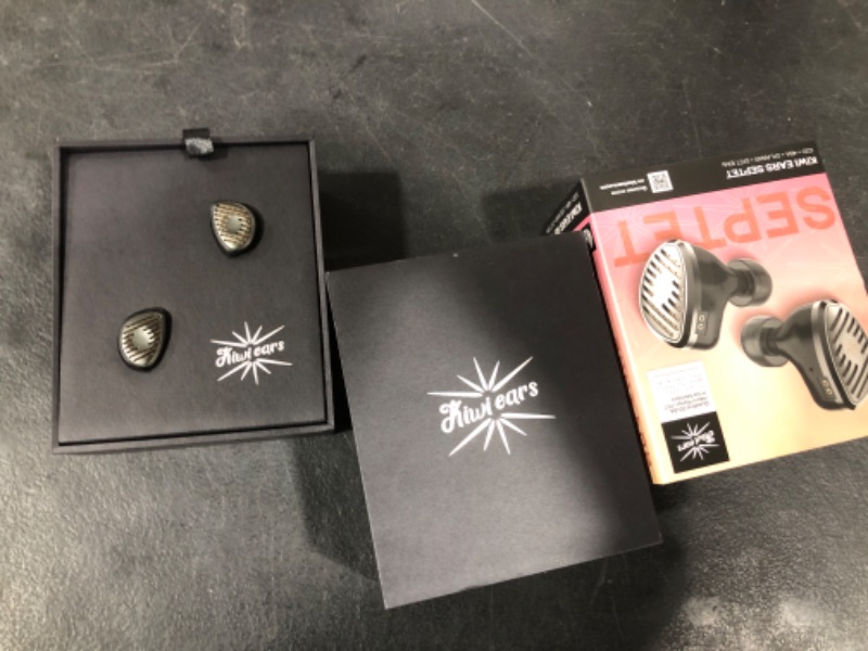 Photo 1 of Linsoul Kiwi Ears Septet in Ear Monitor, 1DD + 4BA + 1 Planar + 1 PZT Quadbrid IEM Earphones, HiFi Wired Earbuds, Gaming Earbuds with 3.5mm/4.4mm Modular Cable for Musicians Audiophiles