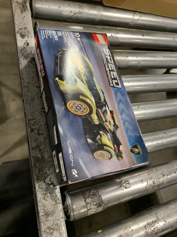 Photo 1 of LEGO Speed Champions Lamborghini Lambo V12 Vision GT Super Car, Formula 1 Vehicle Toy, Driving Playset, Buildable Model Set for Kids, Lamborghini Car, Gift for Kids and Gaming Fans, F1 Toy Car, 76923