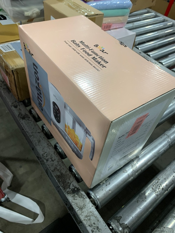 Photo 1 of BEAR 2024 Baby Food Maker | One Step Baby Food Processor Steamer Puree Blender | Auto Cooking & Grinding | Baby Food Puree Maker with Self Cleans | Touch Screen Control, White