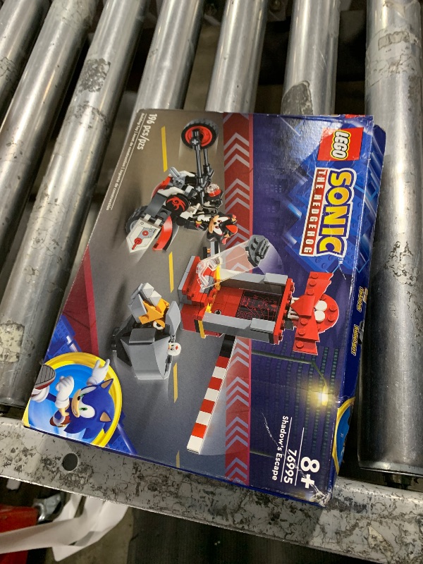 Photo 1 of LEGO Sonic The Hedgehog Shadow The Hedgehog Escape Building Set, Motorcycle Toy, Video Game Character Figures, Sonic Toy for Kids, Gift for Gamers Ages 8 Plus, 76995