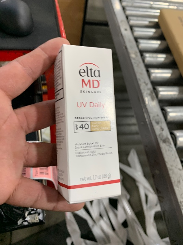Photo 1 of EltaMD UV Daily Tinted SPF 40 Face Sunscreen Moisturizer with Zinc Oxide, Tinted Daily Face Moisturizer with SPF, Sunscreen for Dry Skin,1.7 oz Pump