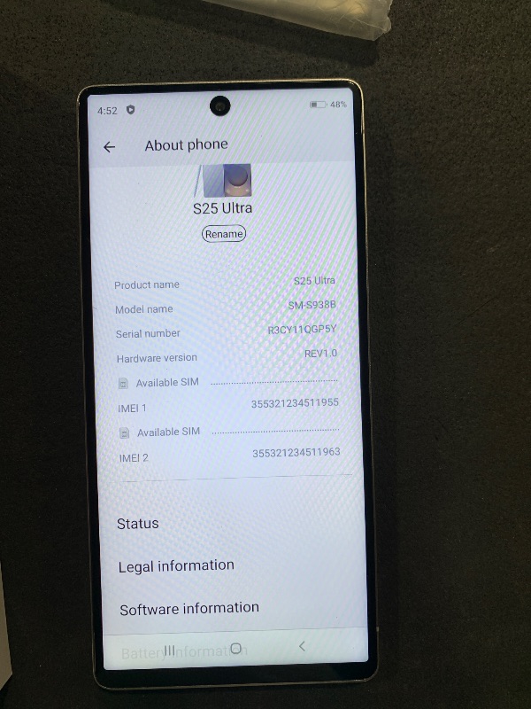 Photo 1 of XIMIOGOO Unlocked Phones I25 Ultra Android Cell Phones, 6800 mAh Battery, 12GB+512GB Smartphone 6.9" HD Screen/108MP+48MP Camera/Snapdragon 888 Processor, Grey