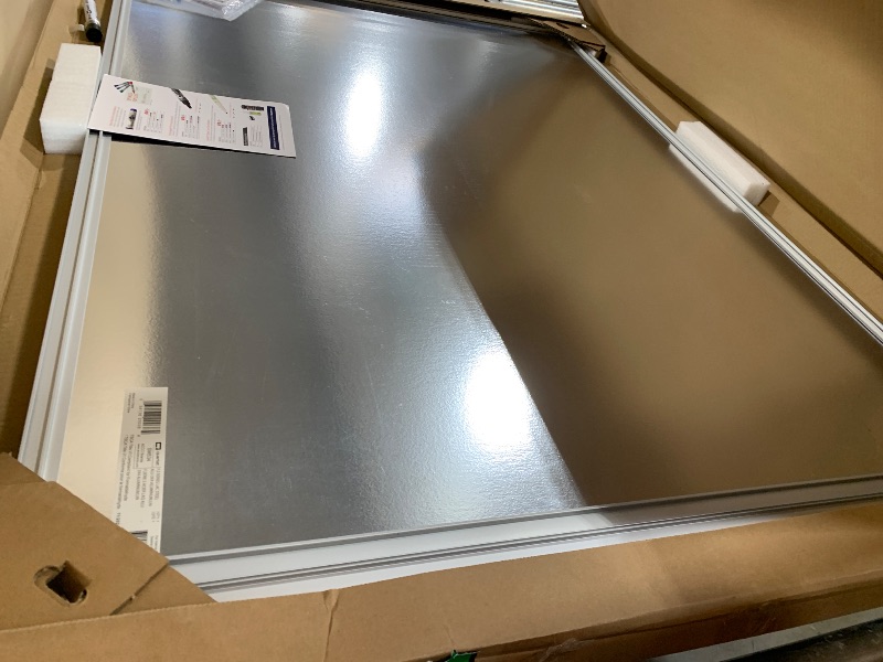 Photo 1 of Quartet Magnetic Dry Erase White Board, 48"W x 36"H Whiteboard, Nano-Clean Surface Resists Ink Stains, Silver Aluminum Frame (SM534)