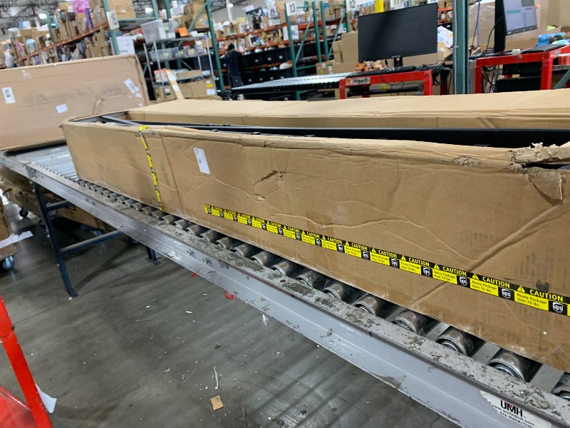 Photo 1 of Amazon Basics Smart Box Spring Bed Base, 9-Inch Height Mattress Foundation, Tool-Free Easy Assembly, King, 79"L x 75.5"W x 9"H, White