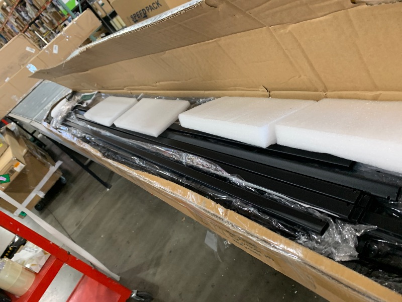 Photo 1 of ZINUS Roman Bamboo and Metal Platform Bed Frame, No Box Spring Needed, Easy Assembly, Queen