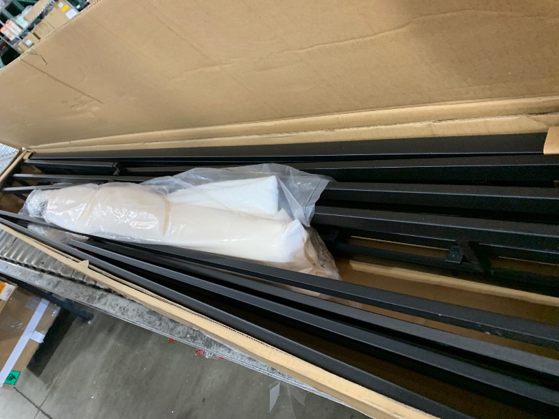 Photo 1 of Amazon Basics Smart Box Spring Bed Base, 5-Inch Height Mattress Foundation, Tool-Free Easy Assembly, King, 79"L x 75.5"W x 5"H, White