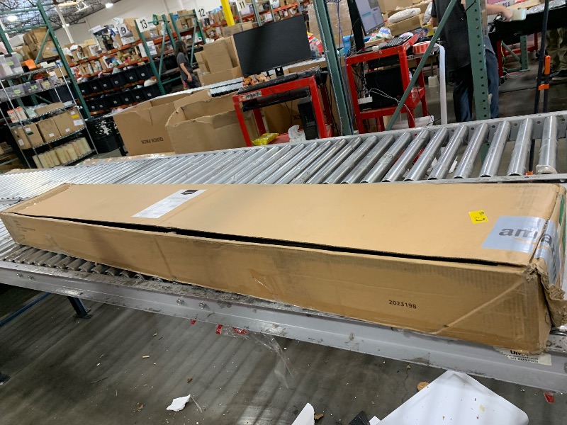 Photo 1 of Amazon Basics Smart Box Spring Bed Base, 5-Inch Height Mattress Foundation, Tool-Free Easy Assembly, King, 79"L x 75.5"W x 5"H, White