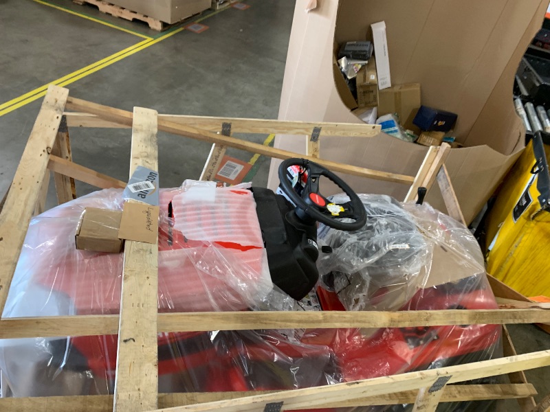 Photo 1 of Craftsman 36" Gas Riding Lawn Mower with 11.5 HP* Briggs and Stratton Single-Cylinder Engine, Gas Lawn Tractor with 7-Speed Transmission, Red/Black