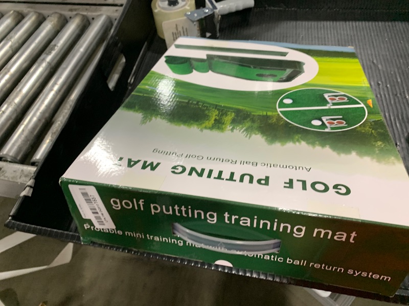 Photo 1 of MYKUJA PRO Golf Putting Mat Indoor Putting Green with Ball Return, Mini Golf Mat for Home and Office, Golf Practice Mat Golf Gifts for Men