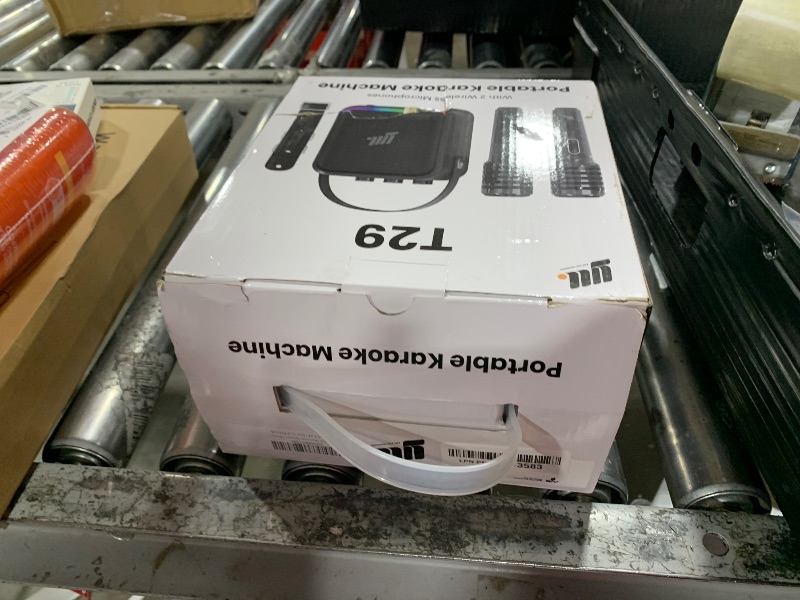 Photo 1 of YLL Portable Bluetooth Karaoke Machine: 60W Powerful Speaker with 2 Wireless Microphones, Lightweight with Shoulder Strap, Perfect for Adults & Kids, Home & Outdoor Party