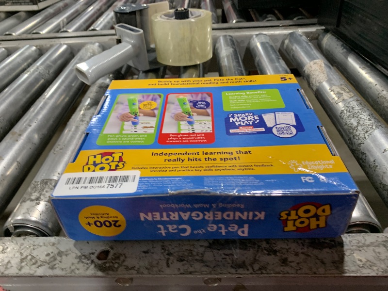 Photo 1 of Educational Insights Hot Dots Pete The Cat Kindergarten Reading & Math Workbook, Includes 200 Activites, Reading Games for Kids Ages 5+